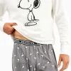 Pijama Hombre Snoopy Relieve Gisela 2/20335