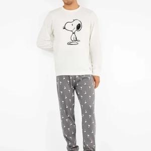 Pijama Hombre Snoopy Relieve Gisela 2/20335