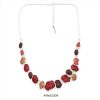 Collar Alba Tropic Art Rojo