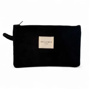 Mini neceser de la mur terciopelo negro