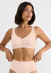 30_10217728_00DM_3 Bralette Sloggi ZERO Feel 10217728 sin costuras color nude, vista frontal