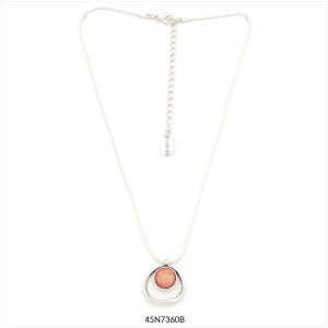 collar tropic art islas plateado