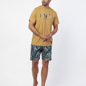 Pijama Admas 64765 verano camel