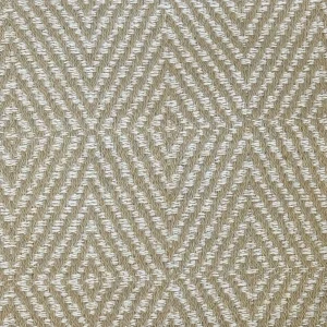 Bolso Clutch Arena De La Mur jacquard beige geométrico con asa larga ajustable y asa de muñeca – 29x17x5 cm