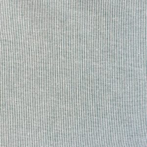 Tote Bag Teo De La Mur de rayas verde clarito con asas al hombro y cremallera – 35x36x9 cm