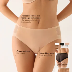 Braguita Midi Ysabel Mora 10188 Nude